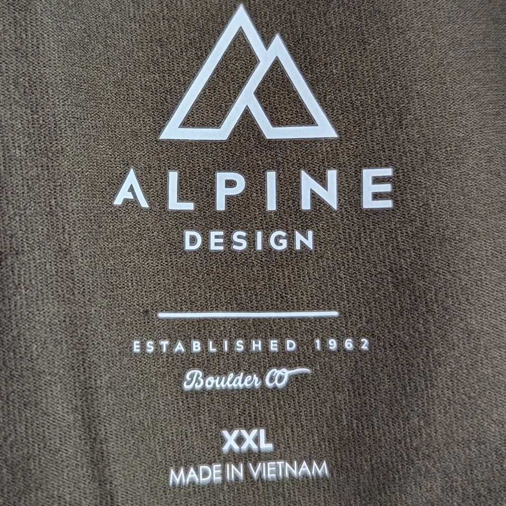 New Alpine Design Men's Field Knit Green Jogger Pants Size XXL